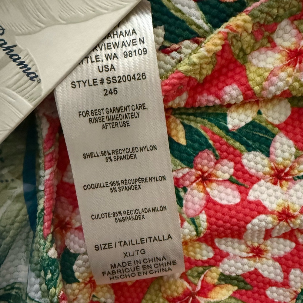 Tommy Bahama Island Cays Floral reversible String bikini bottom - Picture 5 of 5